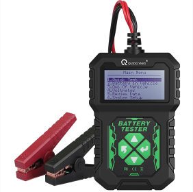 Portable Vehicle Battery Analyzer Vehicle Battery Monitor LED Display Test 12V Battery Internal Resistance Voltage CCA Battery Capacity and Batte