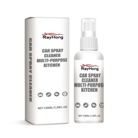 Rayhong Automotive Spray Cleaner, Automotive Interior Glass Oil Film Decontamination Multi-Functional Foam Cleaner