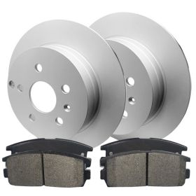 Rear Rotors Ceramic Brake Pads for 2010 - 2016 2017 Chevy Equinox GMC Terrain