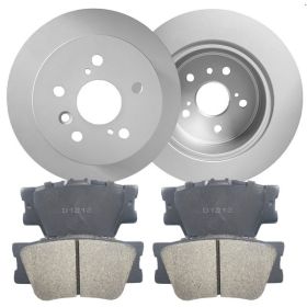 REAR Disc Rotors Brake Pads for 2008 - 2011 Toyota Camry Avalon Lexus ES350