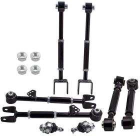 Rear Camber Control Arm Toe Kit + Front Ball Joint For 08-13 Accord 09-13 TL TSX