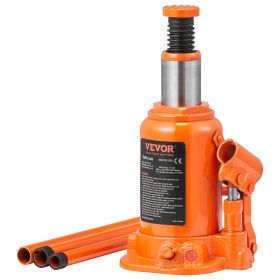 VEVOR Hydraulic Bottle Jack, 12 Ton/24000 LBS All Welded Bottle Jack, 7.5-14 inch Lifting Range, with 3-section Long Handle, for Car, Pickup Truc