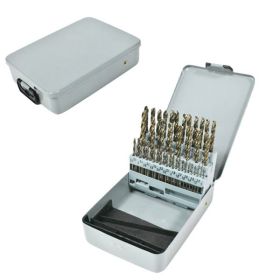51 Piece Set of Cobalt Containing Fried Dough Twists Drill Hand Electric Drill Drilling Bit Set Wholesale High-speed Steel Straight Shank Fried D