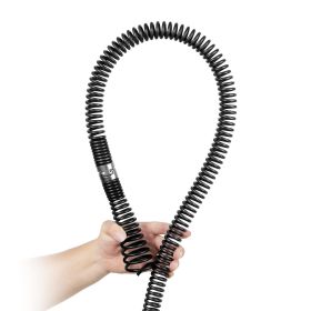 VEVOR Drain Cleaning Cable 60 FT x 1-1/5 Inch, Professional Sectional Drain Cleaner Cable with 6 Cutters for 2.0" to 7.9" Pipes