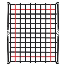 VEVOR Cargo Net Heavy Duty Cargo Net 96" x 72" Adjustable Buckles & S-Hooks