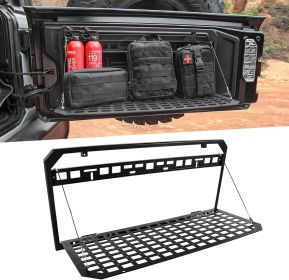 Tailgate Table Foldable Rear Cargo Shelf Compatible with Jeep Wrangler 2007-2018 JK JKU & 2018-2022 JL JLU