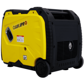 Super Quiet Inverter Generator 4500w Portable Generator Electric Start, Foldable Handle With Wheel,212cc 4 Stroke CARB EPA Compliant (Color: Yellow)
