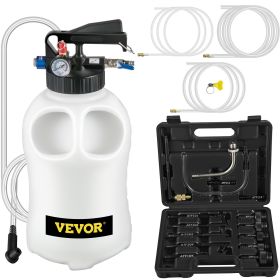 VEVOR Transmission Fluid Pump 2 Way Manual ATF Refill System Dispenser, Oil And Liquid Extractor 10 Liter Large Capacity, Automatic Transmission (Option: Default)