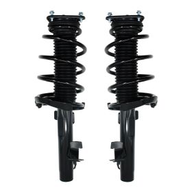 Set Front Complete Struts & Spring For 2004-2013 Mazda 3 2006-2010 MAZDA 5 (Color: Black)