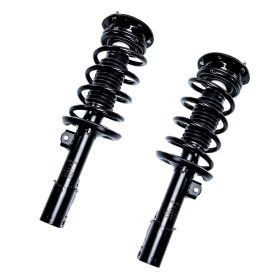 Set 2 Front Struts Shocks Coil Springs For 2003-2008 Matrix Pontiac Vibe (Color: Black)