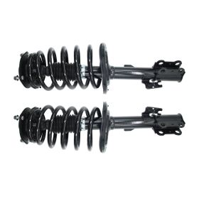 Front Pair Complete Shock Struts Assembly W Spring For 2005-2010 Sienna (Color: Black)