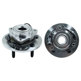 Pair 515151 Front Wheel Bearing Hubs Assembly For 2012-2018 Dodge Ram 1500 5.7L (Option: Steel)