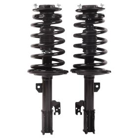For 2007-2010 Sienna Front Complete Strut Coil Spring Assembly Pair Set (Color: Black)