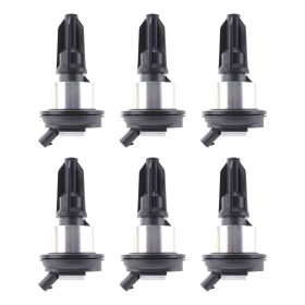 New 6 Pack Ignition Coils For Chevy Trailblazer GMC Canyon Envoy UF-303 C1395 (Color: Black)
