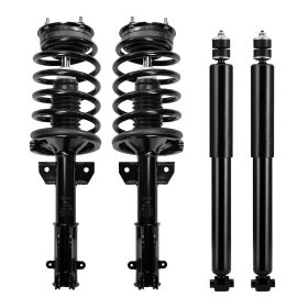 For Ford Mustang 2005-2010 Quick Complete Shocks Struts Assembly Front Rear (Color: Black)