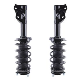 For Civic 2006-2011 Front Complete Shocks & Struts With Coil Spring Mount (Color: Black)