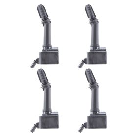 4 Ignition Coil UF802 For Buick Encore Chevy Cruze Equinox Malibu 1.4L 1.5L 1.6L (Color: Black)